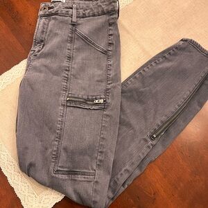 💙Pistola Topanga Cargo Zipper Pocket Skinny Ankle Zipper 30